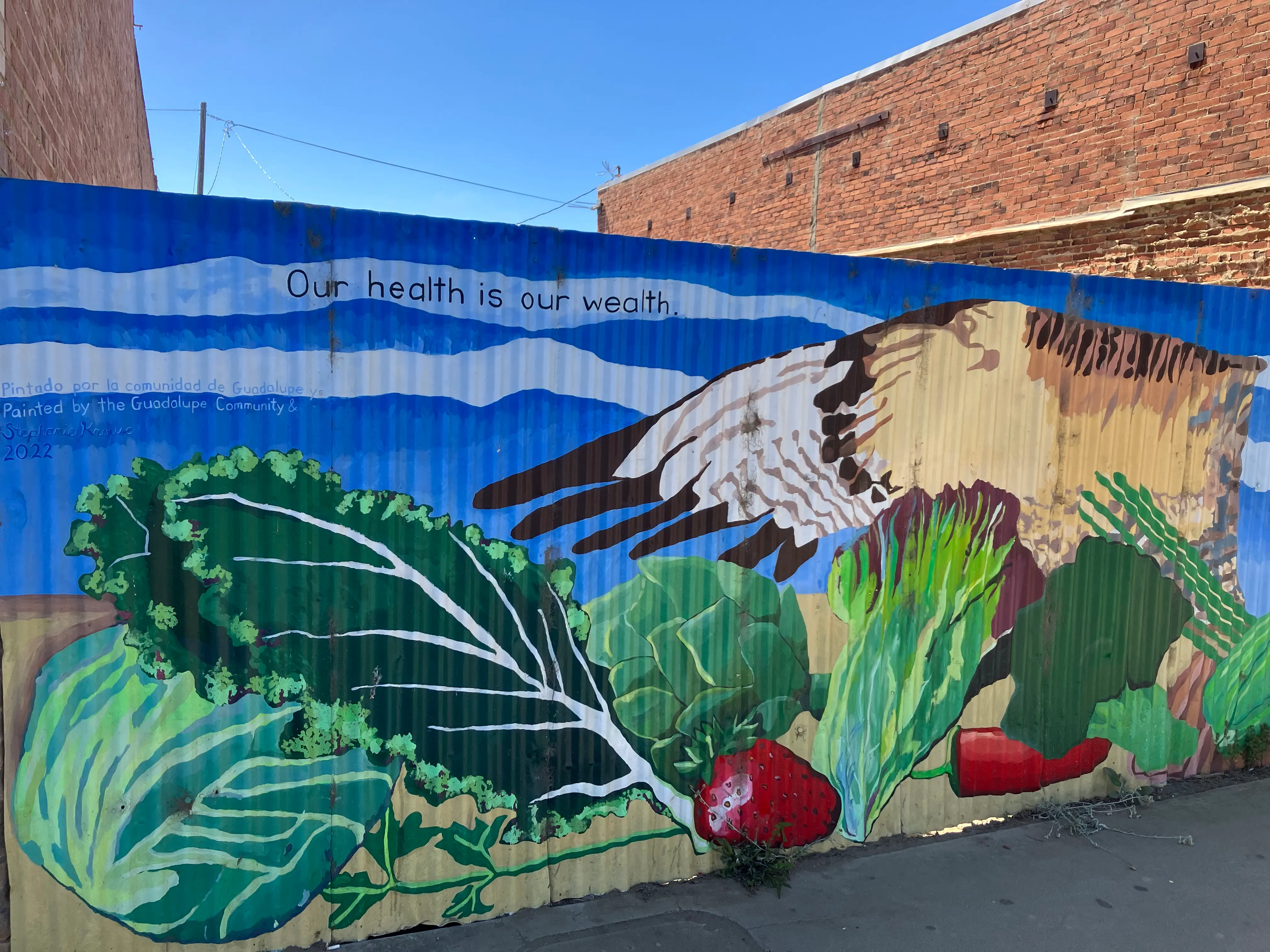 Community Mural in Guadalupe